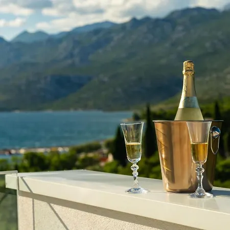 Villa Luxury Wonder Heated Pool 32 M2 Sea View Maslenica