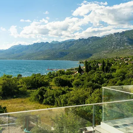 Luxury Wonder Heated Pool 32 M2 Sea View Maslenica