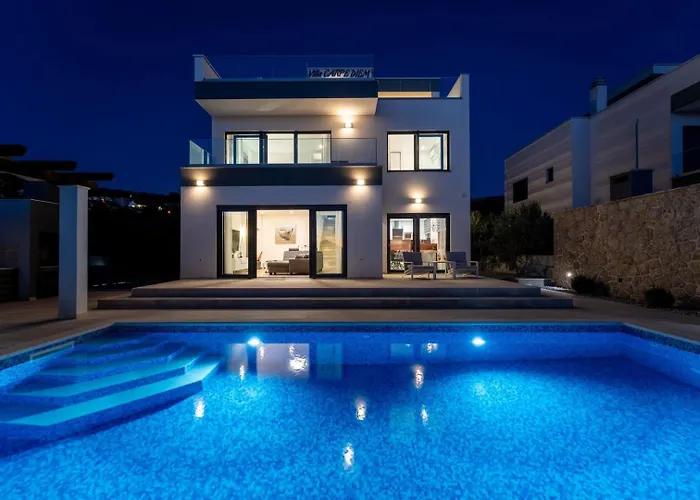 Luxury Wonder Heated Pool 32 M2 Sea View * Maslenica