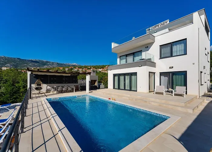 Luxury Wonder Heated Pool 32 M2 Sea View Maslenica