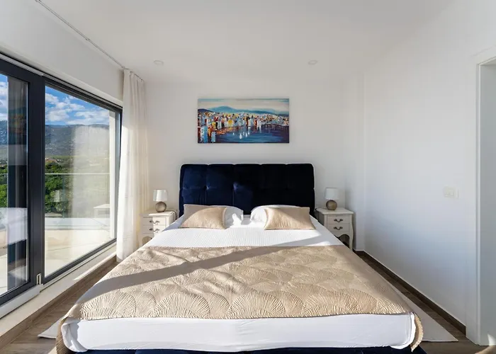 Luxury Wonder Heated Pool 32 M2 Sea View Villa Maslenica