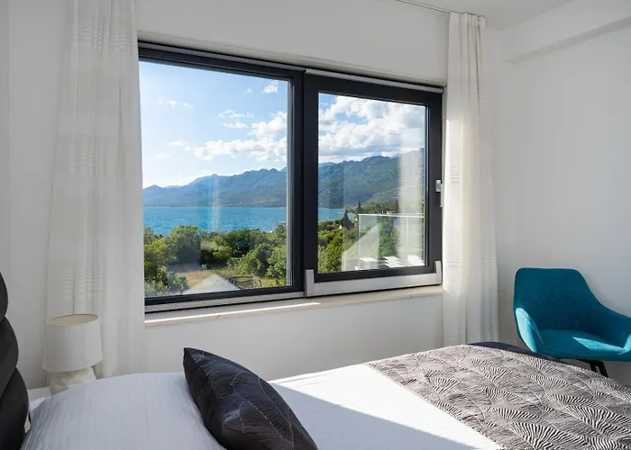 Luxury Wonder Heated Pool 32 M2 Sea View Maslenica