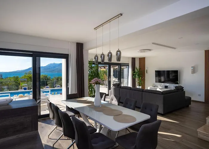 Luxury Wonder Heated Pool 32 M2 Sea View * Maslenica